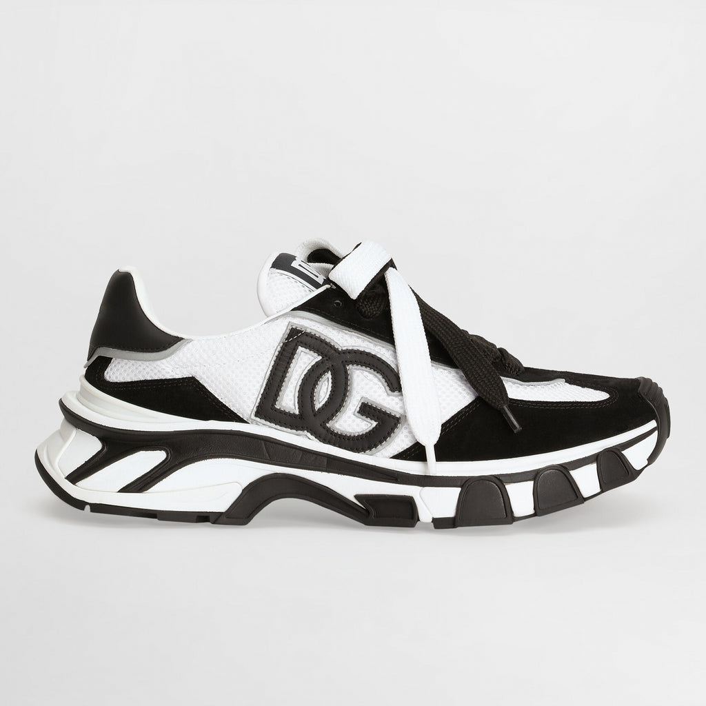 Dolce & Gabbana Air Master Suede Leather Black White