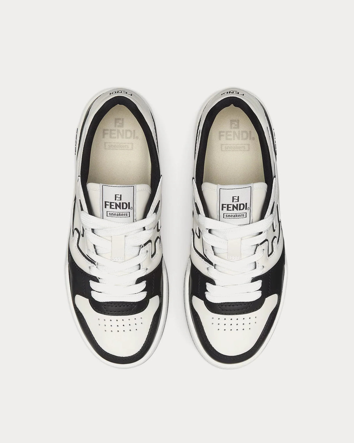 Fendi Match Trainers 'White/Black' Unisex