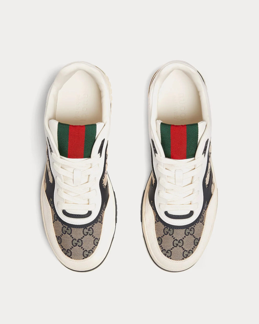 Gucci Re-Web Original Sneaker 'Ivory/Beige/Navy'
