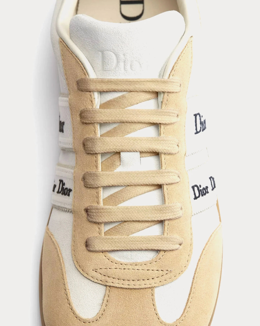 Dior Ribbon Sneaker 'White Beige' Women's