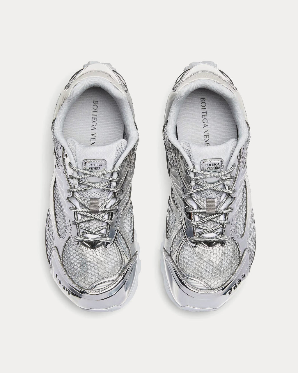 Bottega Veneta Orbit Sneaker 'Silver' Unisex