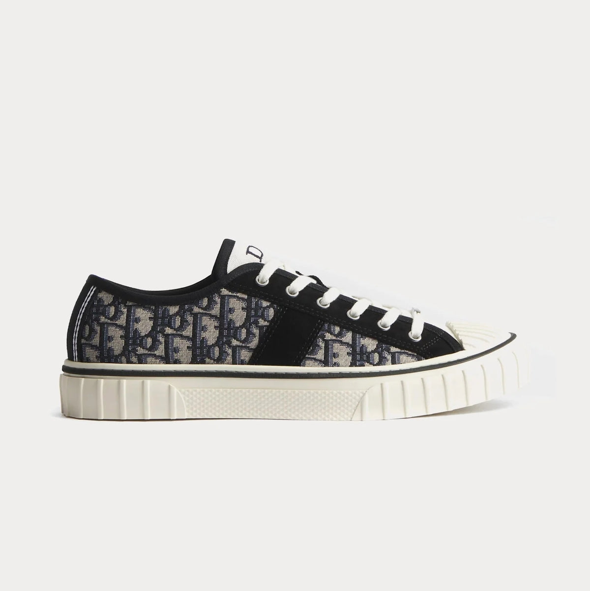 Dior Hooper Oblique Canvas & Suede 'Black' Unisex