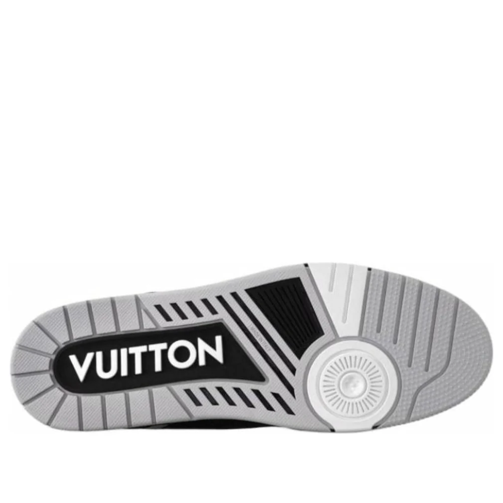 Louis Vuitton LV Trainer White/Black Monogram Strap