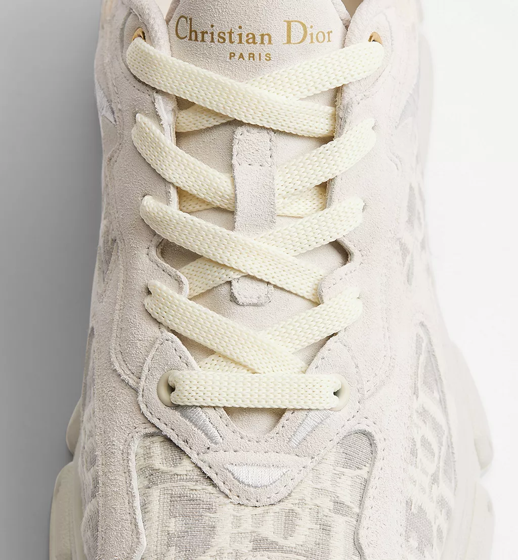 Dior Vibe Sneaker 'Latte' Oblique Jacquard & Suede