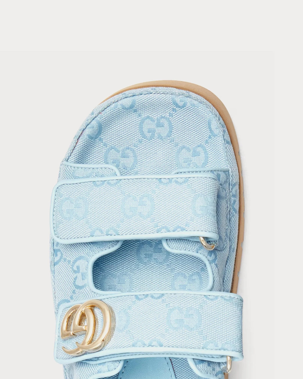Gucci Double G Sandal 'Light Blue GG Denim'