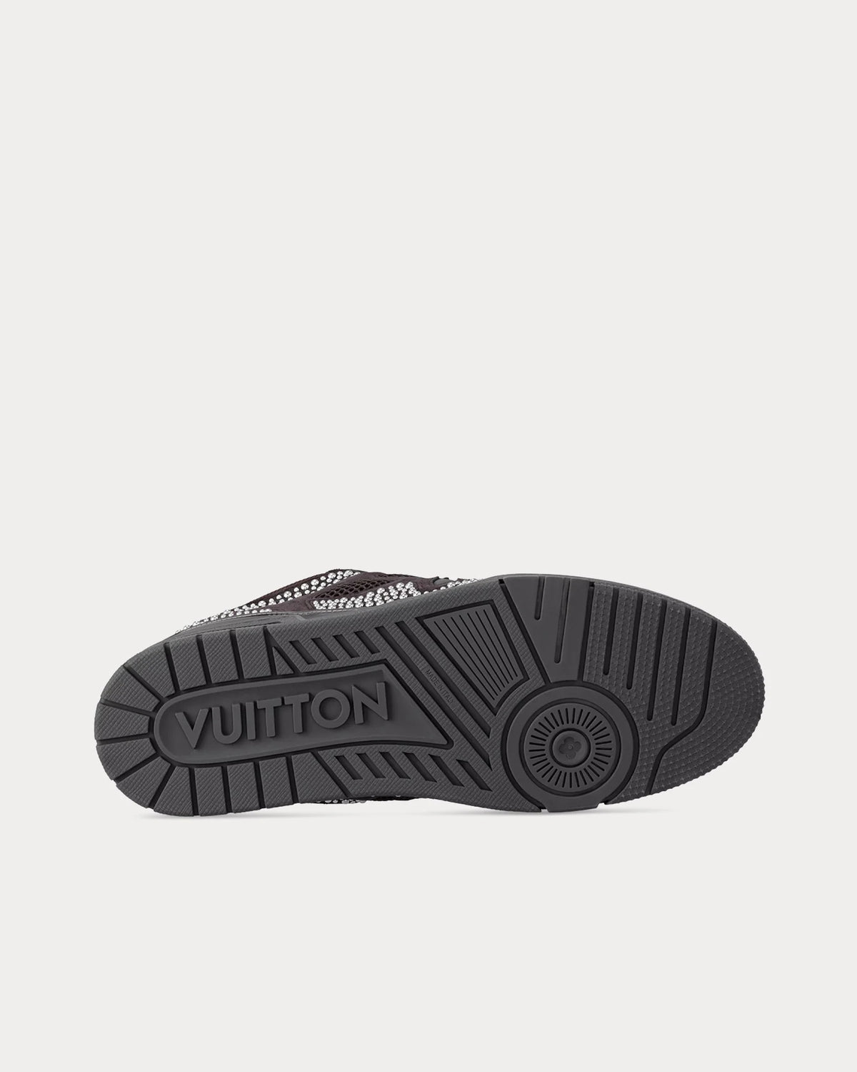 Louis Vuitton LV Skate Sneaker in Black with Crystal Embellishment