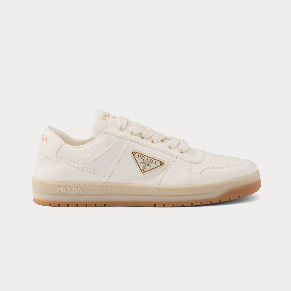 Prada Downtown Nappa Leather Sneaker 'Ivory'