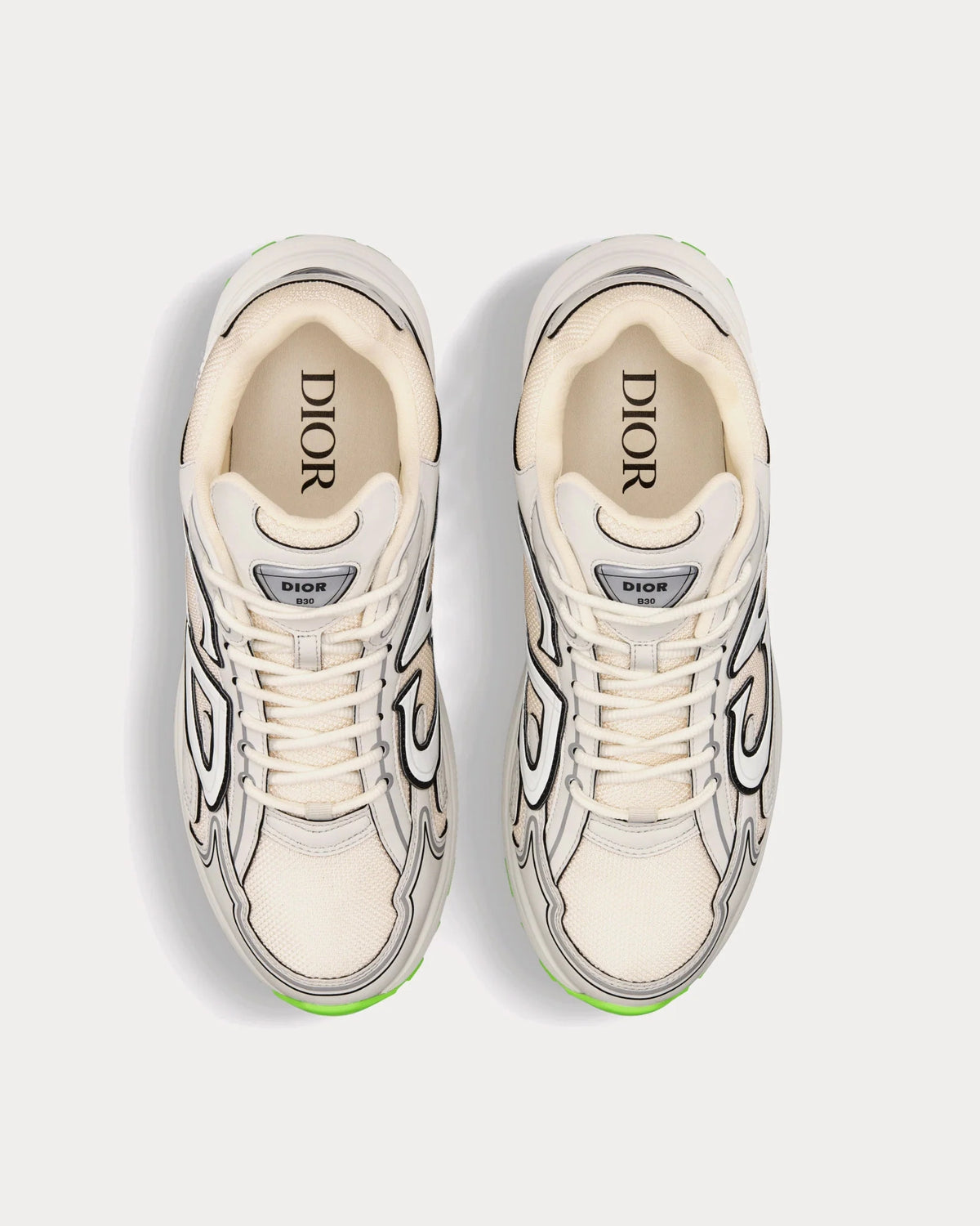 Dior B30 'Cream / Neon Green' Unisex