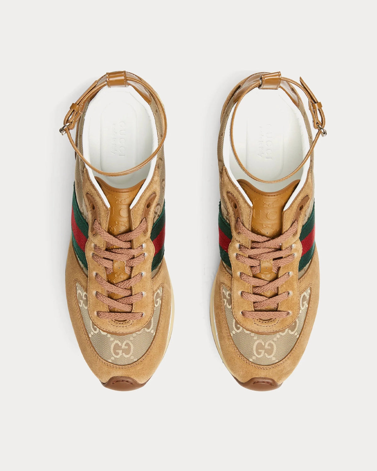 Gucci Re-Motion Sneaker 'Light Brown' Ankle Strap