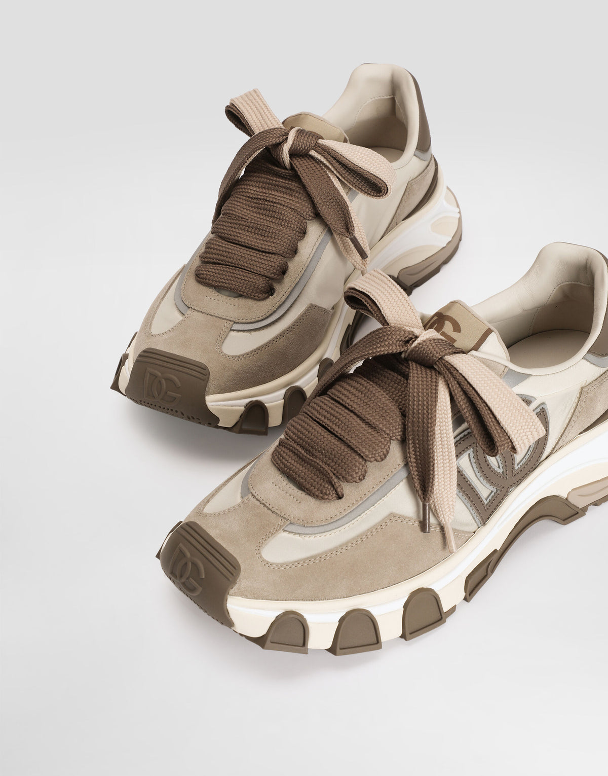Dolce & Gabbana Country Road Nylon Suede Beige