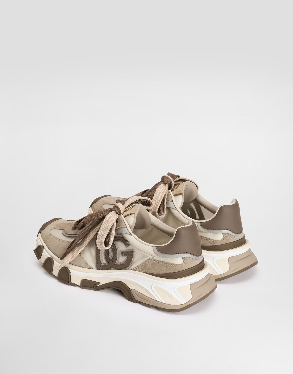 Dolce & Gabbana Country Road Nylon Suede Beige