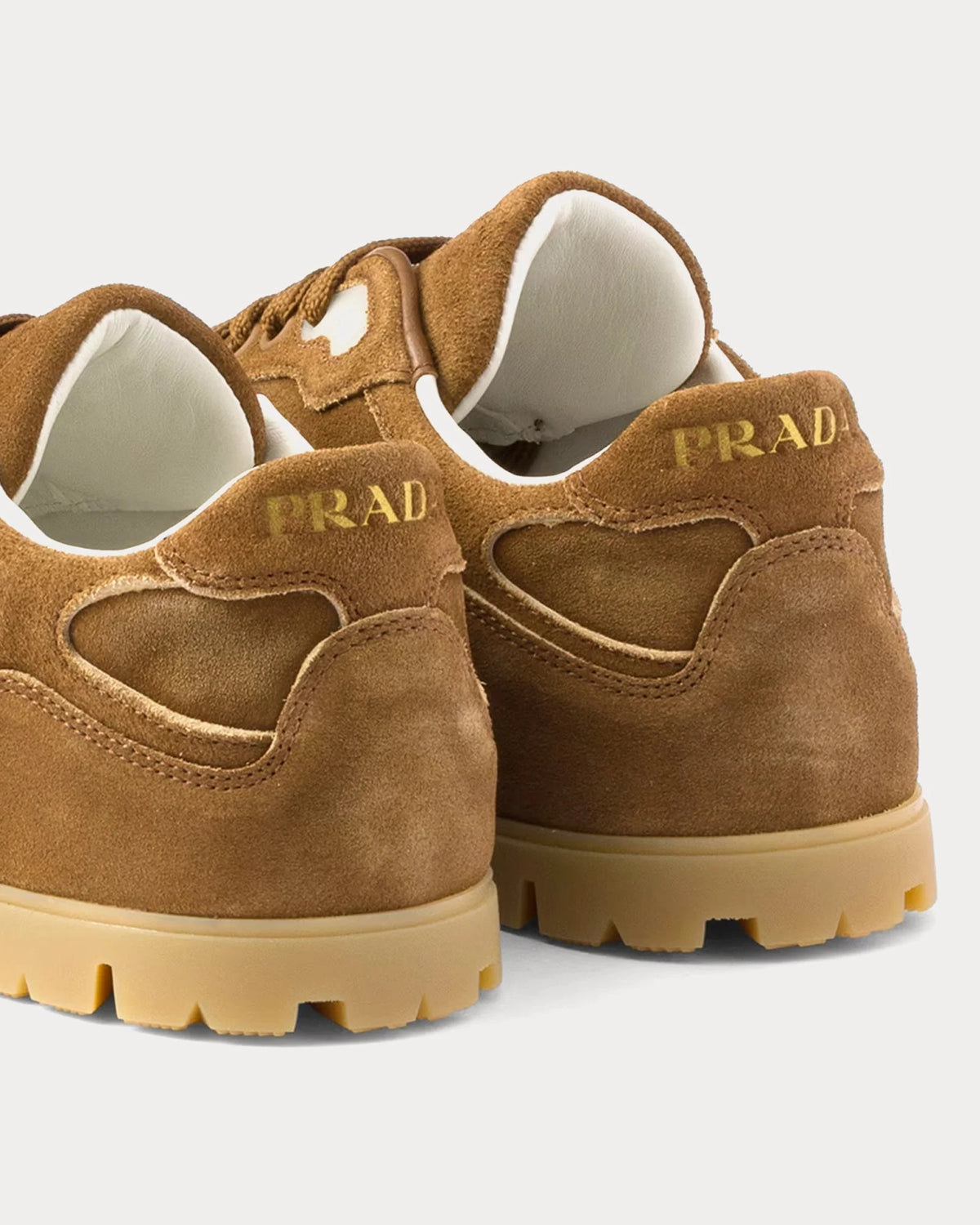 Prada Trail Faded Suede Sneaker 'Cinnamon'