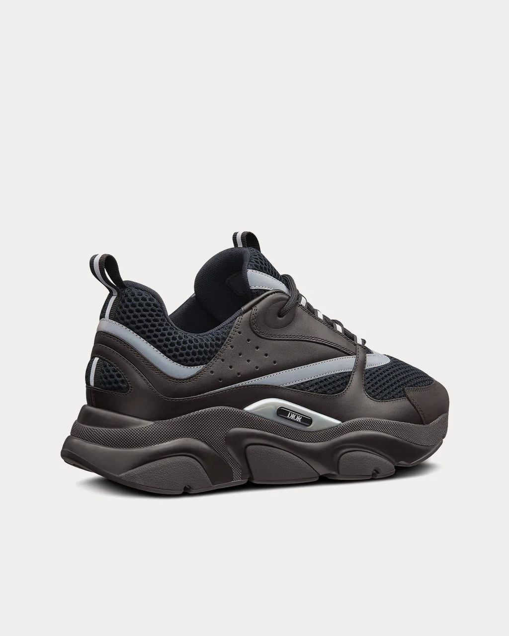 Dior B22 'Black / Silver' Technical Mesh Calfskin