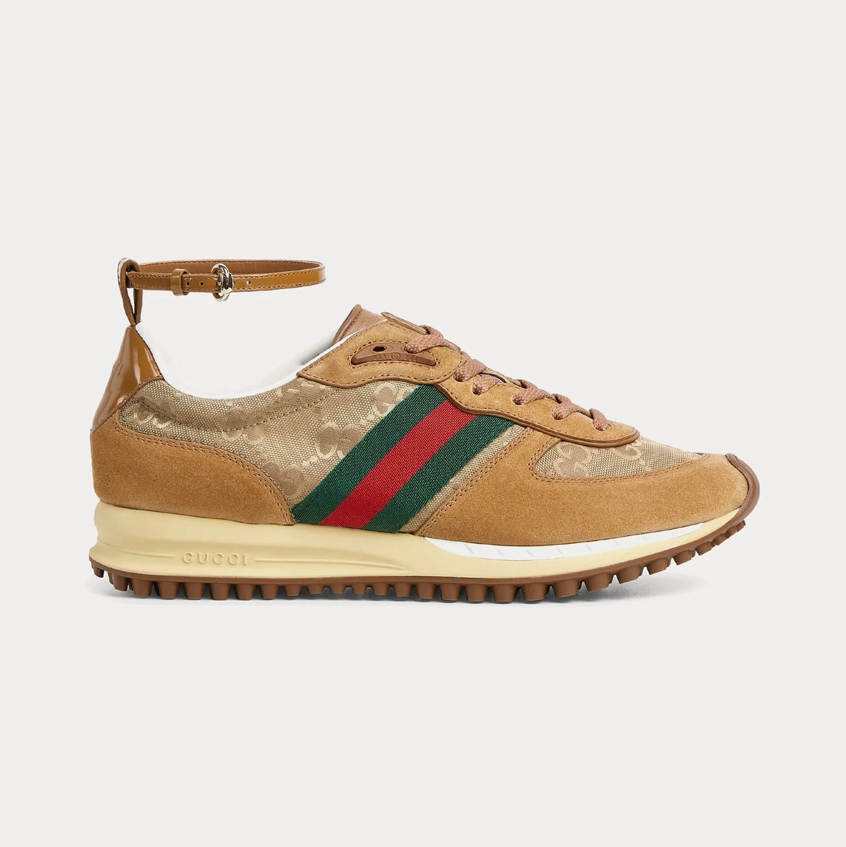 Gucci Re-Motion Sneaker 'Light Brown' Ankle Strap