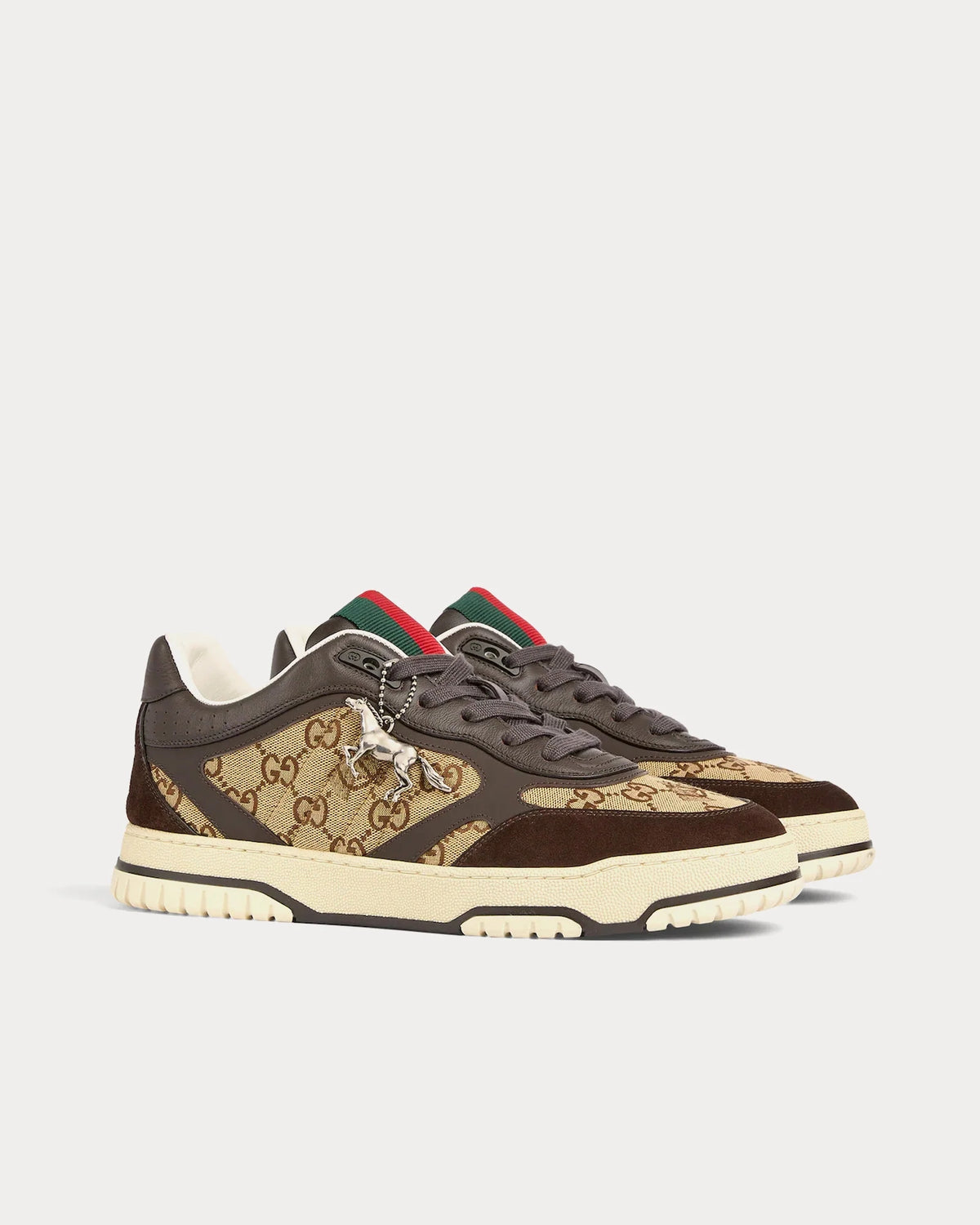 Gucci Re-Web Sneaker 'Dark Brown GG Supreme'