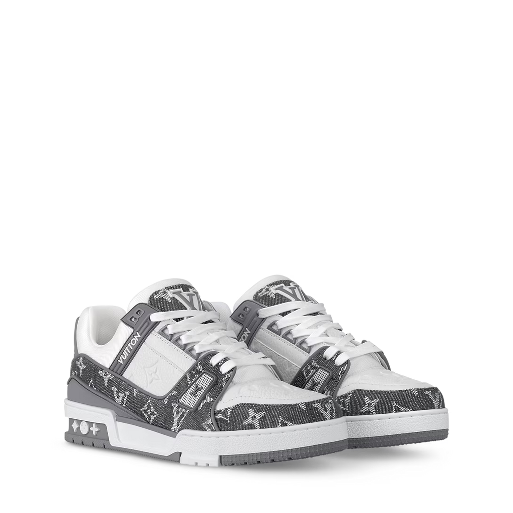 Louis Vuitton LV Trainer Monogram Denim Grey/White