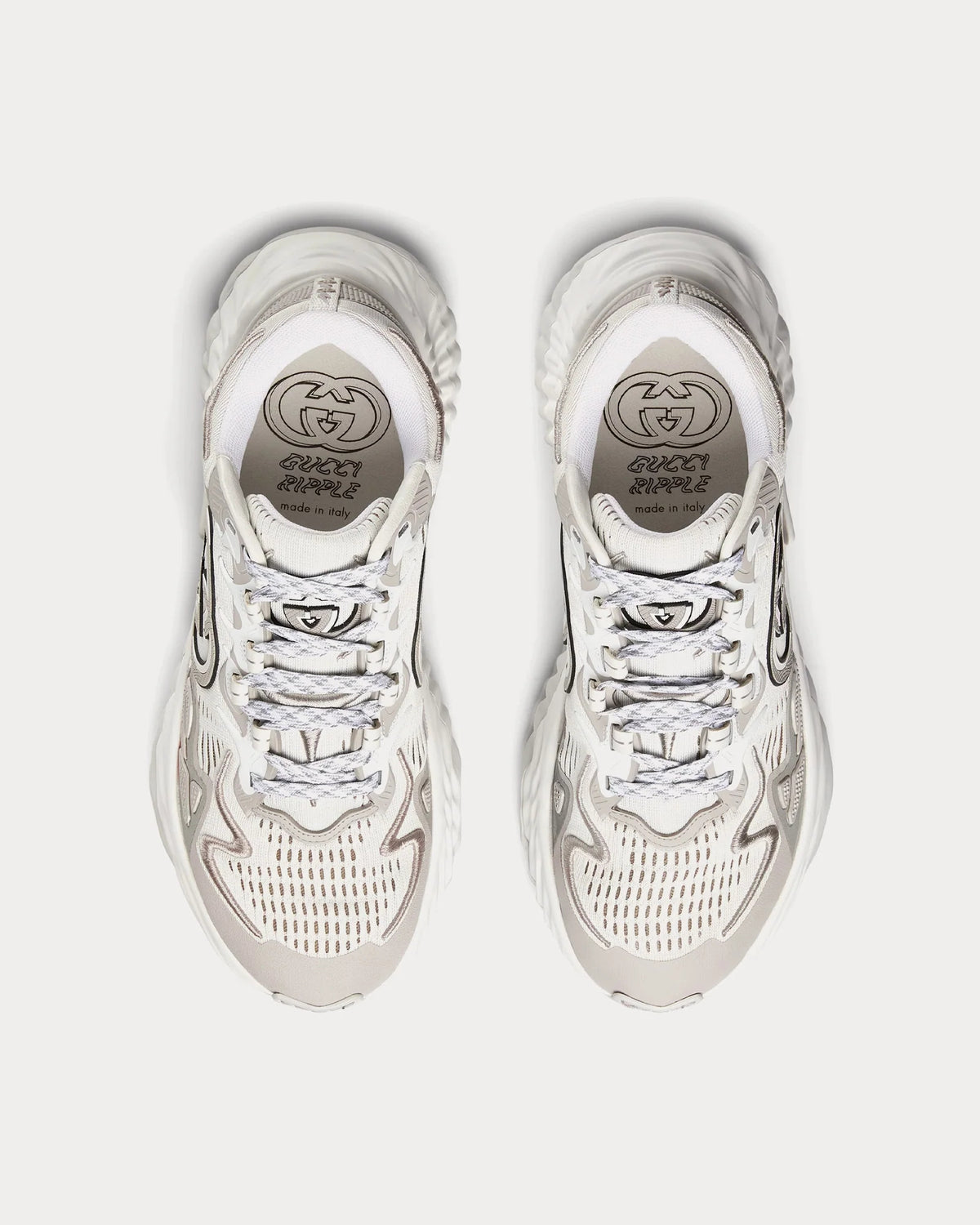 Gucci Ripple Sneaker 'White/Silver'