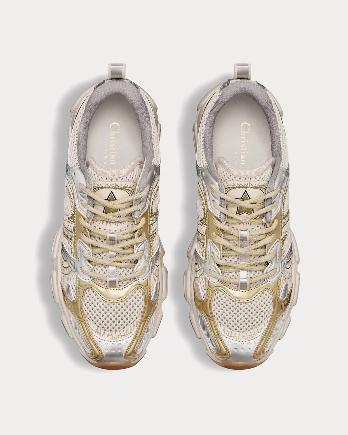 Dior Chrono 'Beige / Gold / Silver'