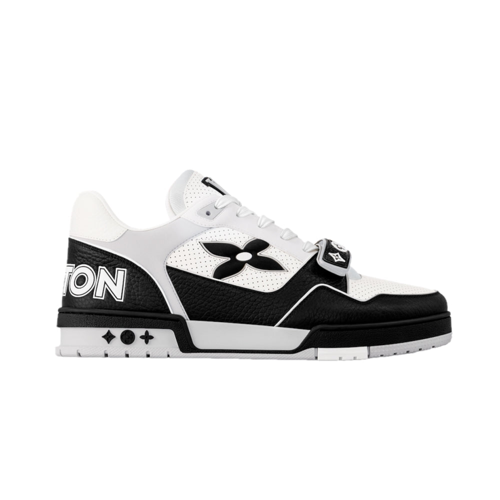 Louis Vuitton LV Trainer White/Black Monogram Strap