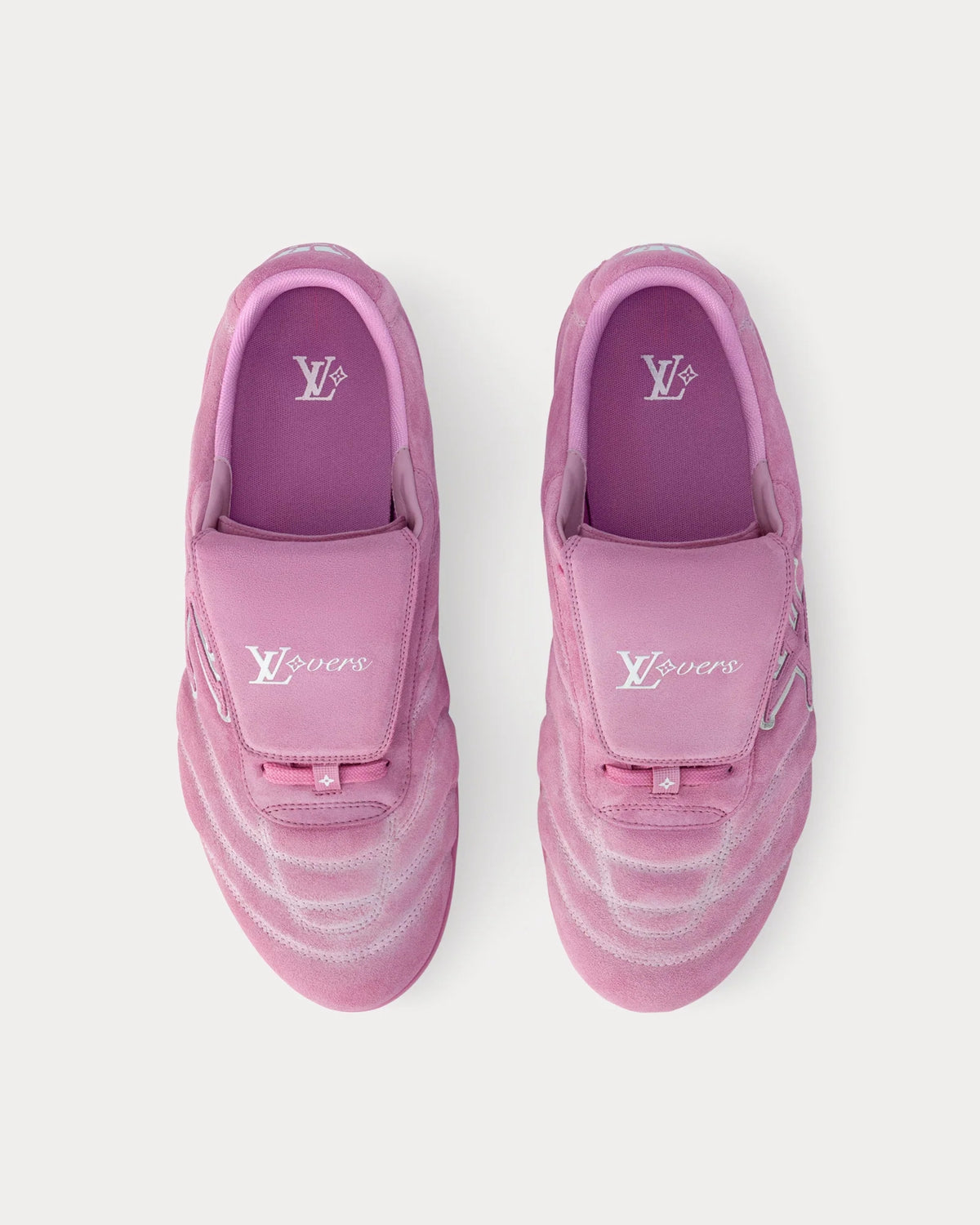 Louis Vuitton LV Footprint Soccer Trainer Rose