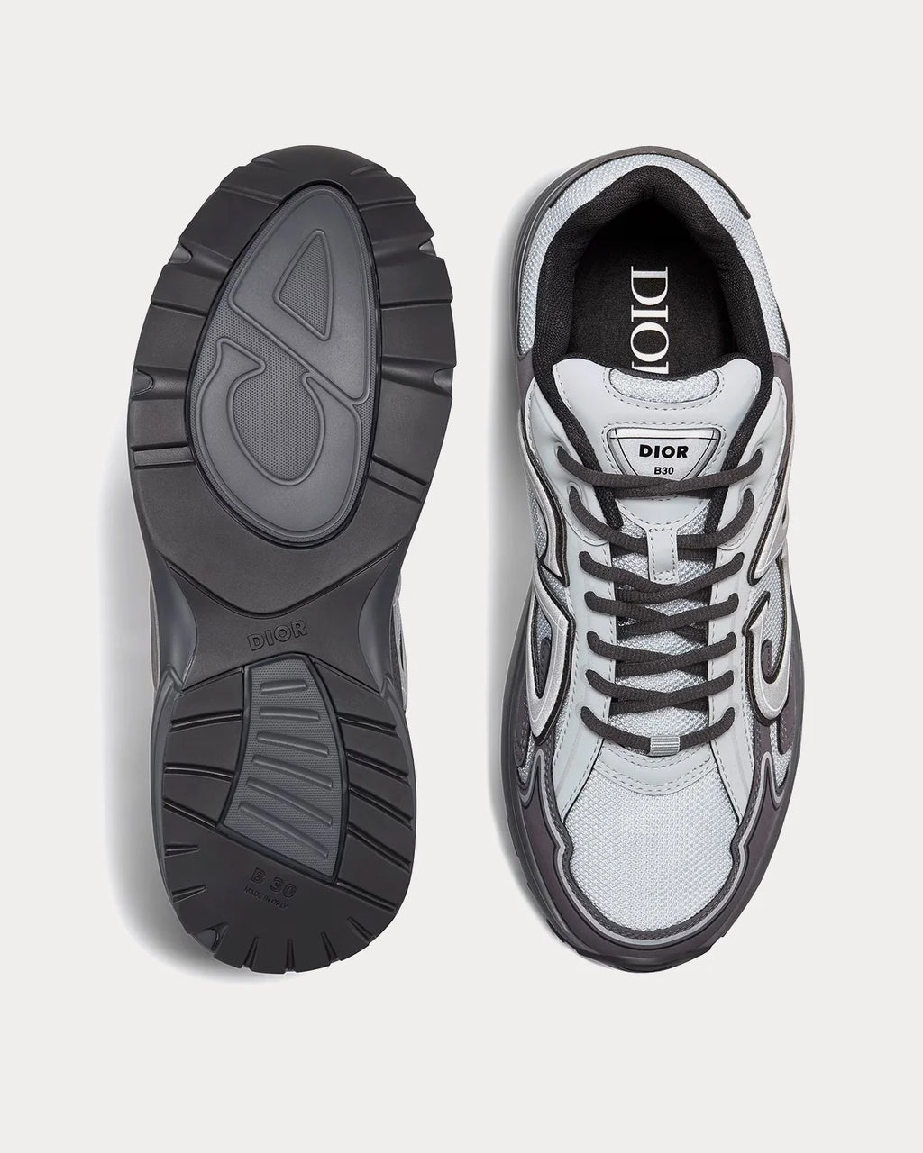 Dior B30 'Reflective CD30' Grey Anthracite Men's