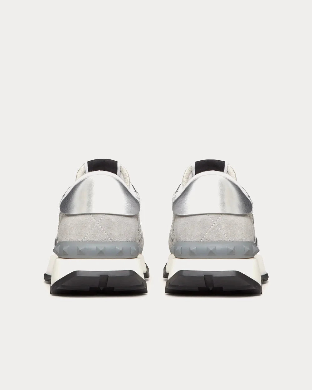 Valentino Garavani Lacerunner Sneaker 'Silver/Pastel Grey' Women's