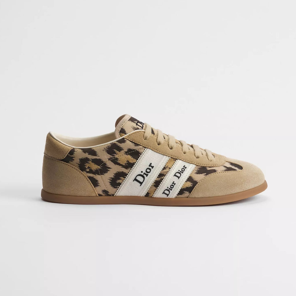 Dior Ribbon Sneaker 'Beige' Mizza Leopard Print & Suede