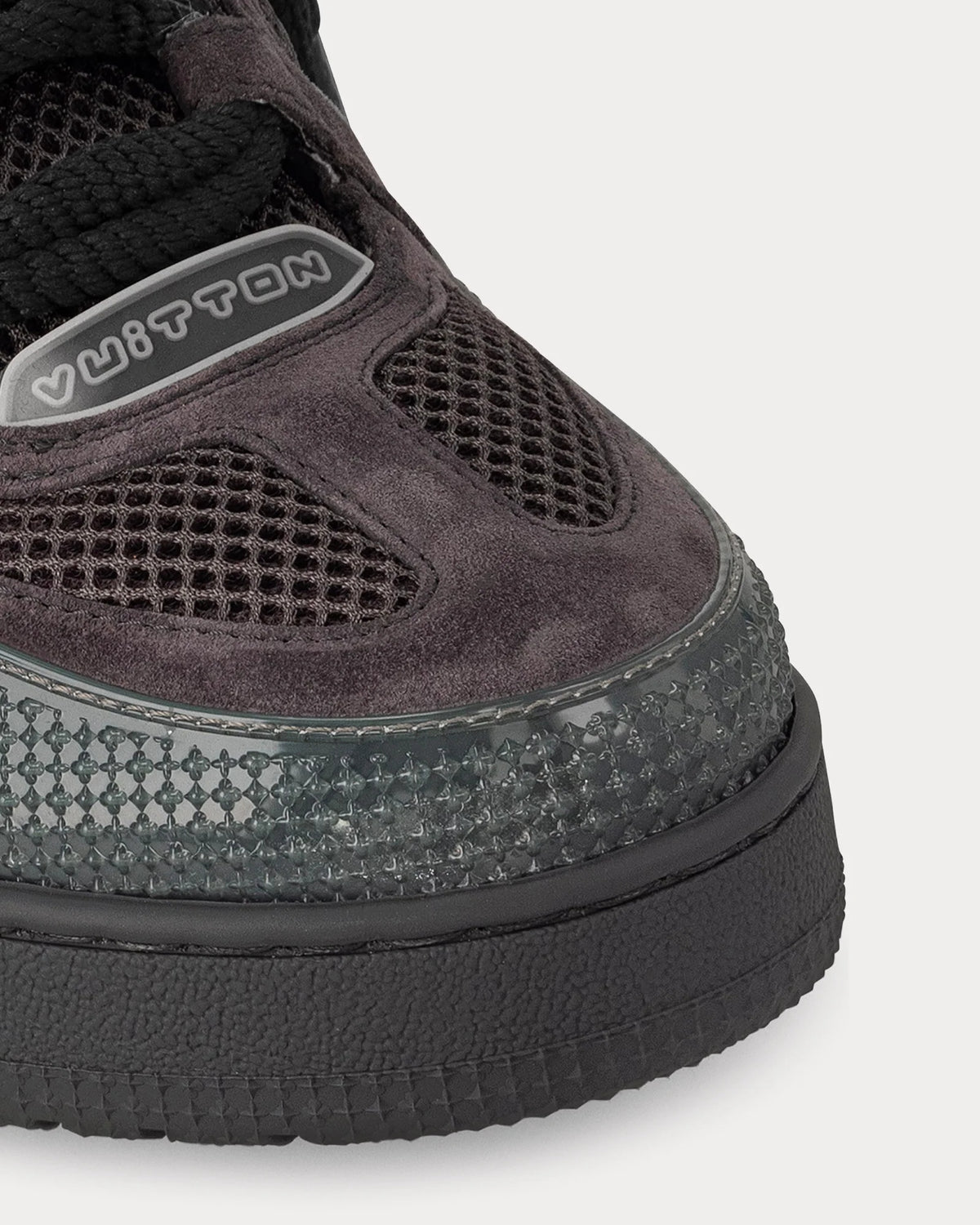 Louis Vuitton LV Skate Sneaker in Black with Crystal Embellishment