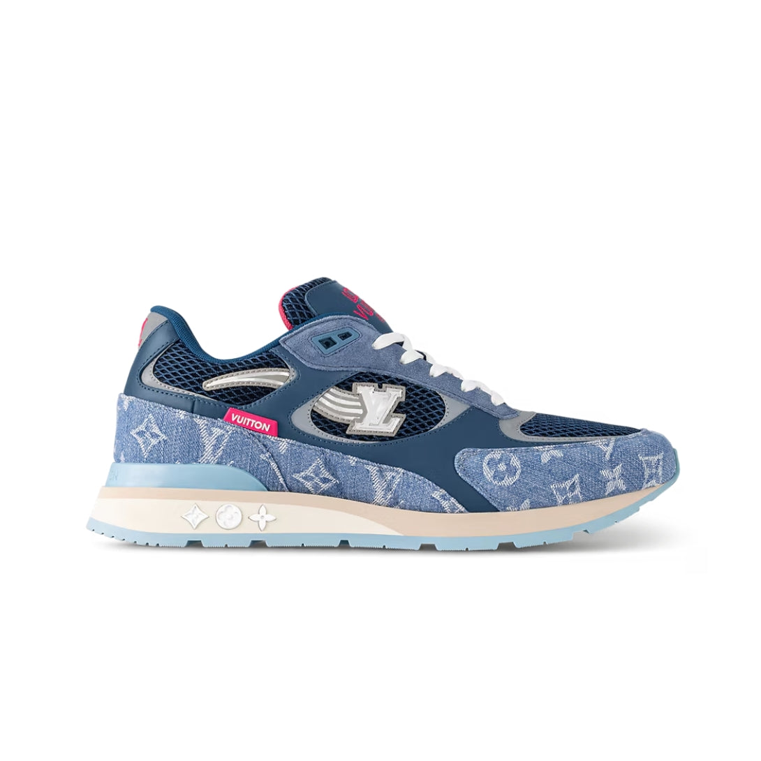 Louis Vuitton LV Run Away Blue Monogram/Pink