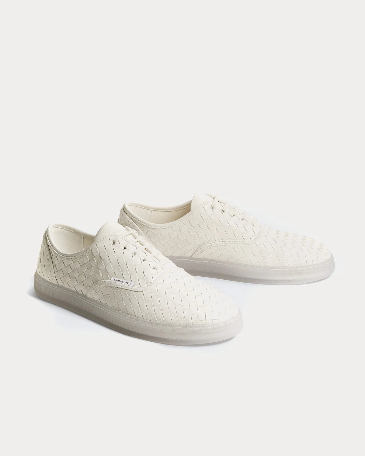 Bottega Veneta Serena Sneaker 'Alabaster' Lace-Up Unisex
