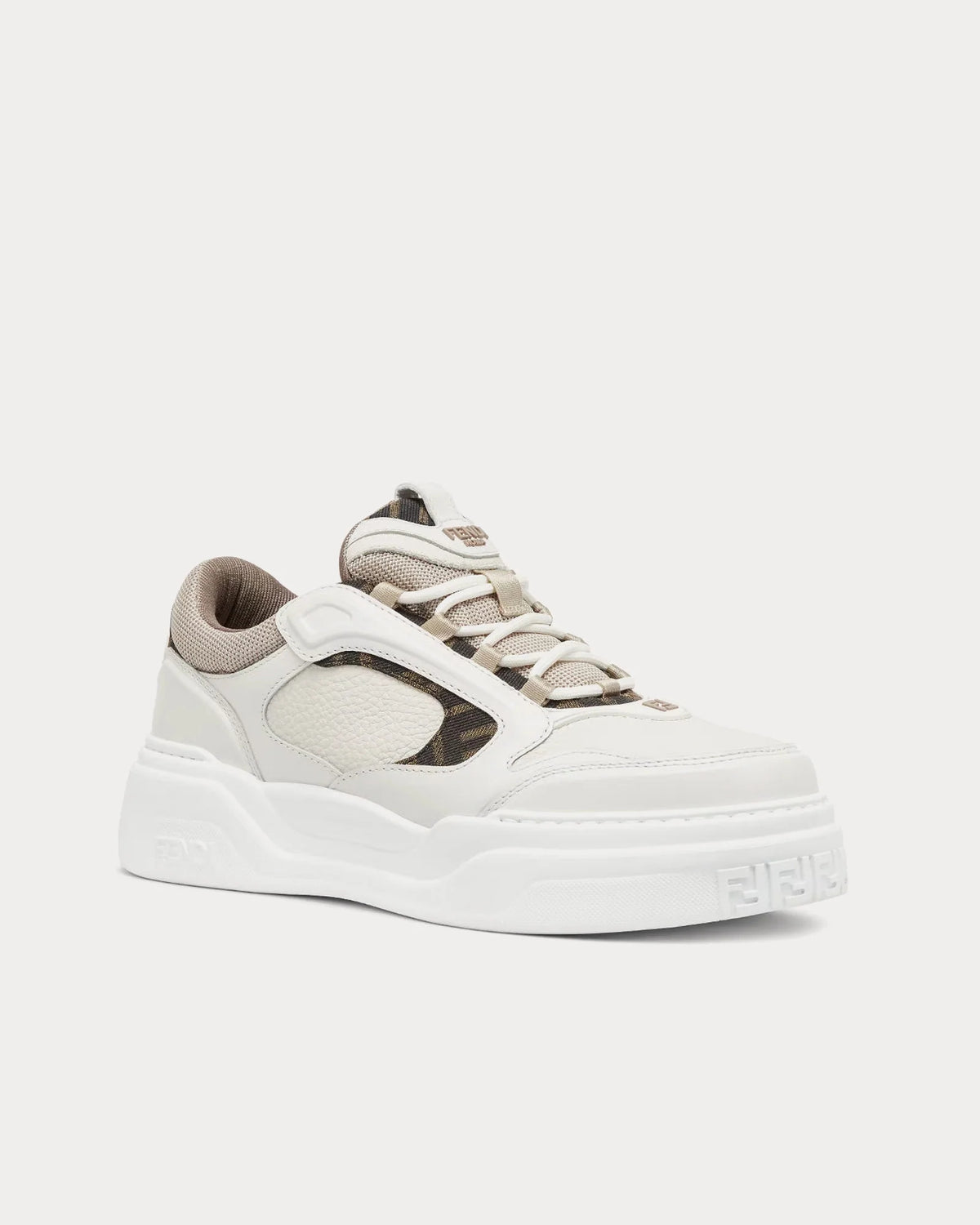 Fendi Force Trainers 'White/Tobacco' Men's