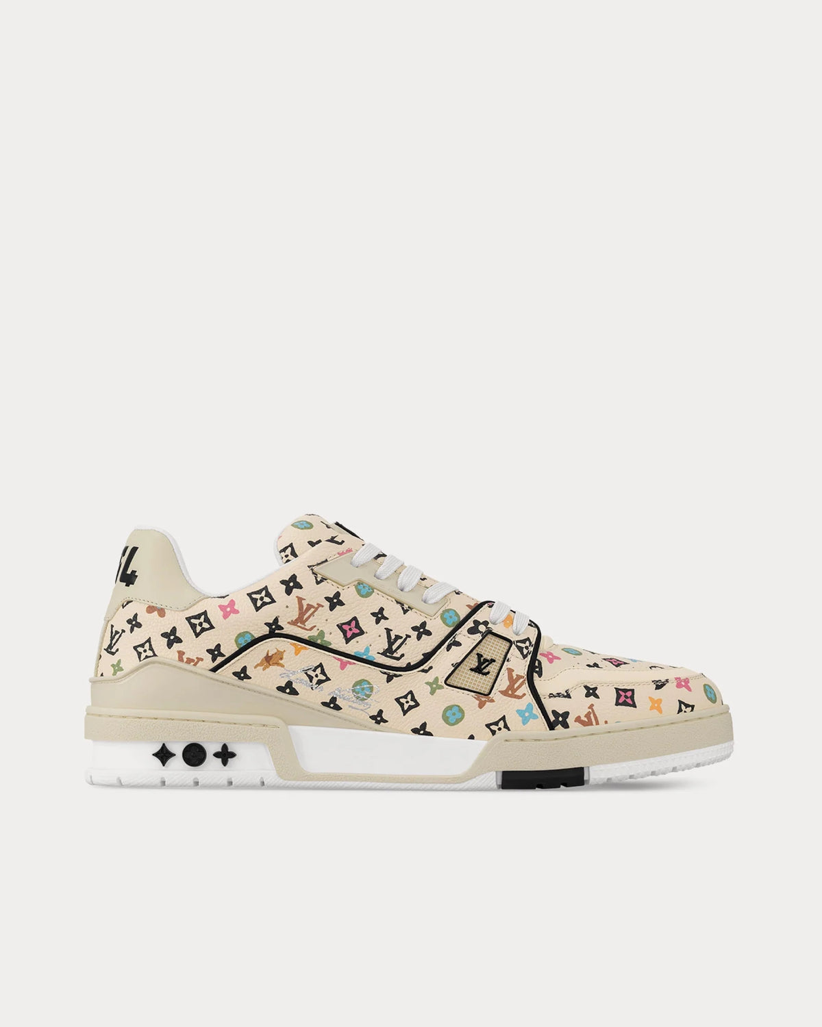 Louis Vuitton × Tyler the Creator LV Trainer Multicolor Monogram Beige