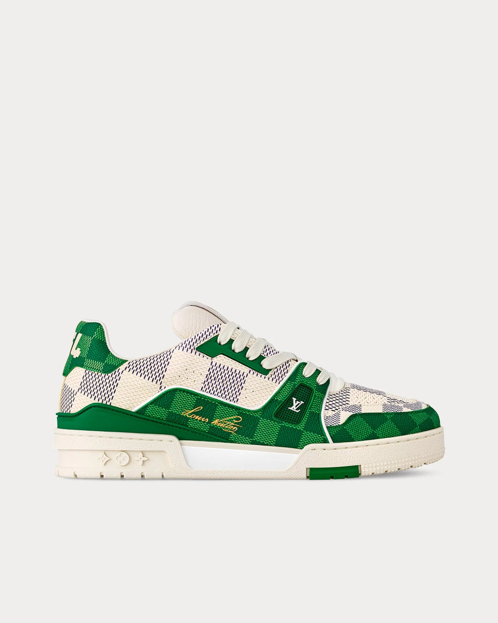 Louis Vuitton LV Trainer Damier Grained Calf Leather Green