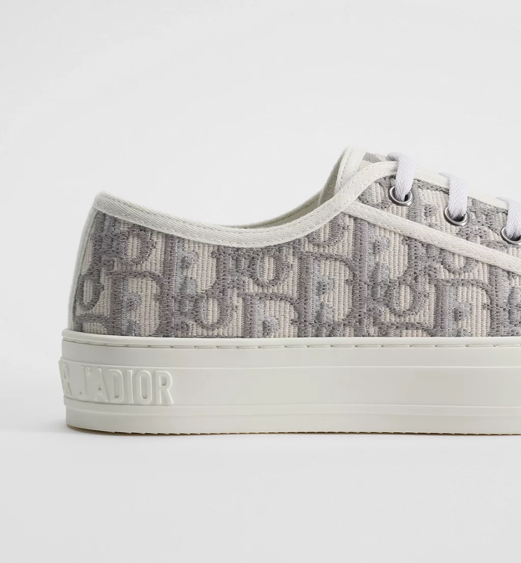 Dior Walk'n'Dior Sneaker 'Stone Gray' Oblique Embroidered Canvas