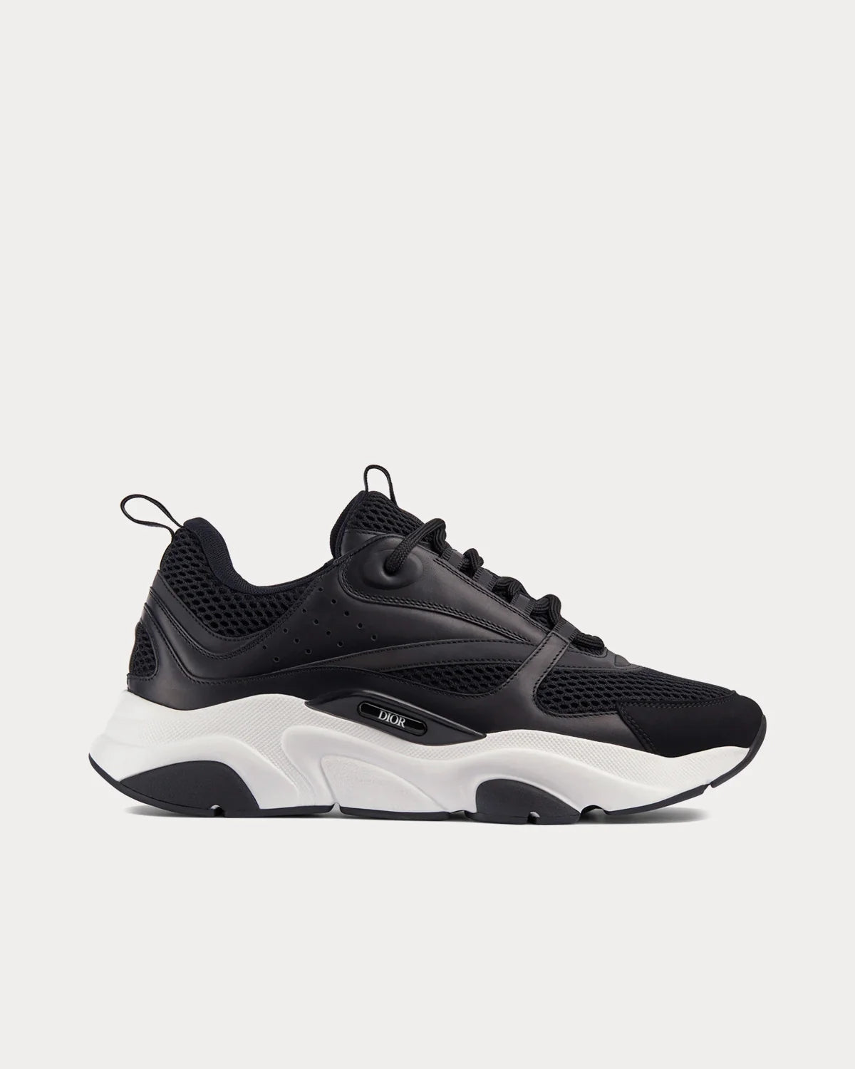 Dior B22 'Black / White' Technical Mesh Calfskin