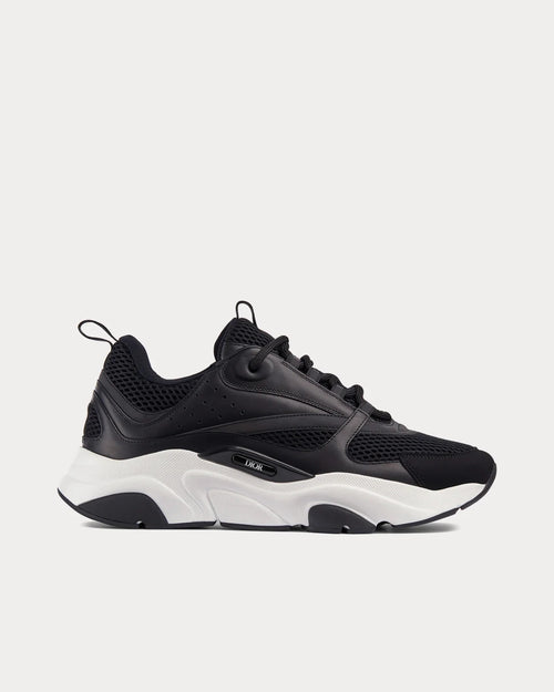 Dior B22 'Black / White' Technical Mesh Calfskin