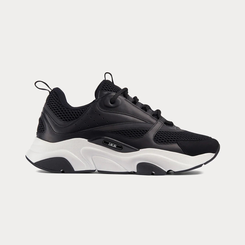 Dior B22 'Black / White' Technical Mesh Calfskin