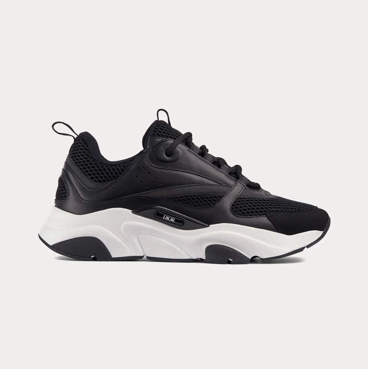 Dior B22 'Black / White' Technical Mesh Calfskin