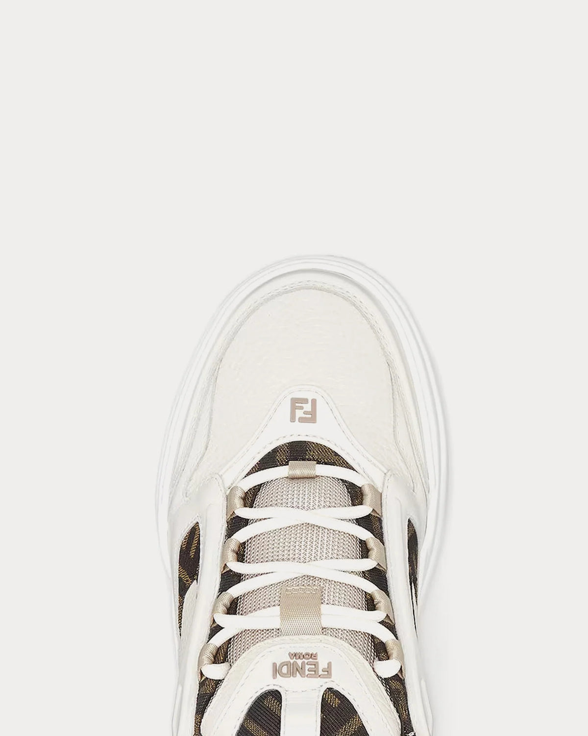 Fendi Force Trainers 'White/Tobacco' Men's