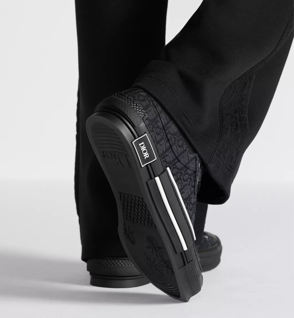 Dior B23 High-Top 'Black' Oblique Jacquard