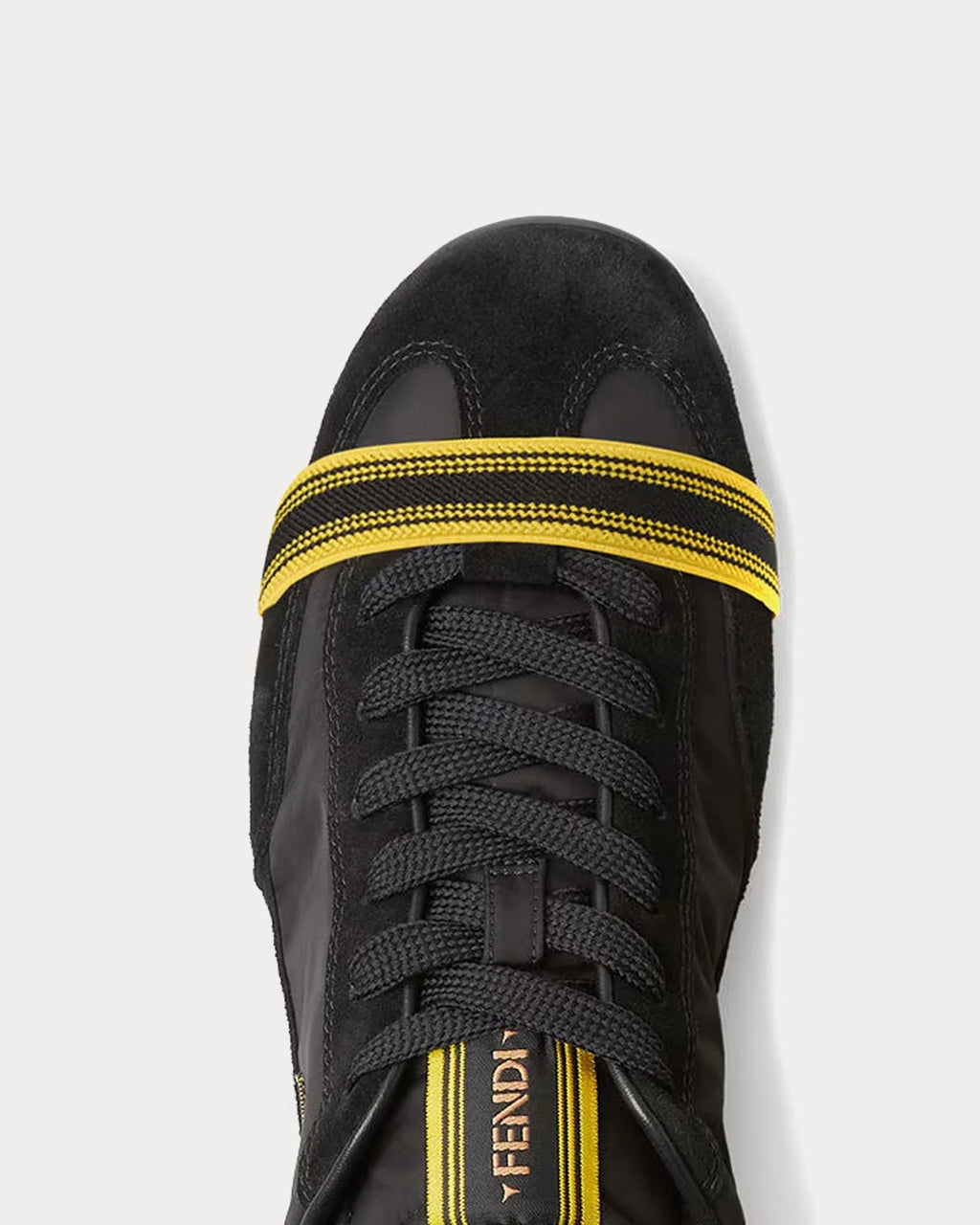 Fendi Wrap Trainers 'Black/Yellow'