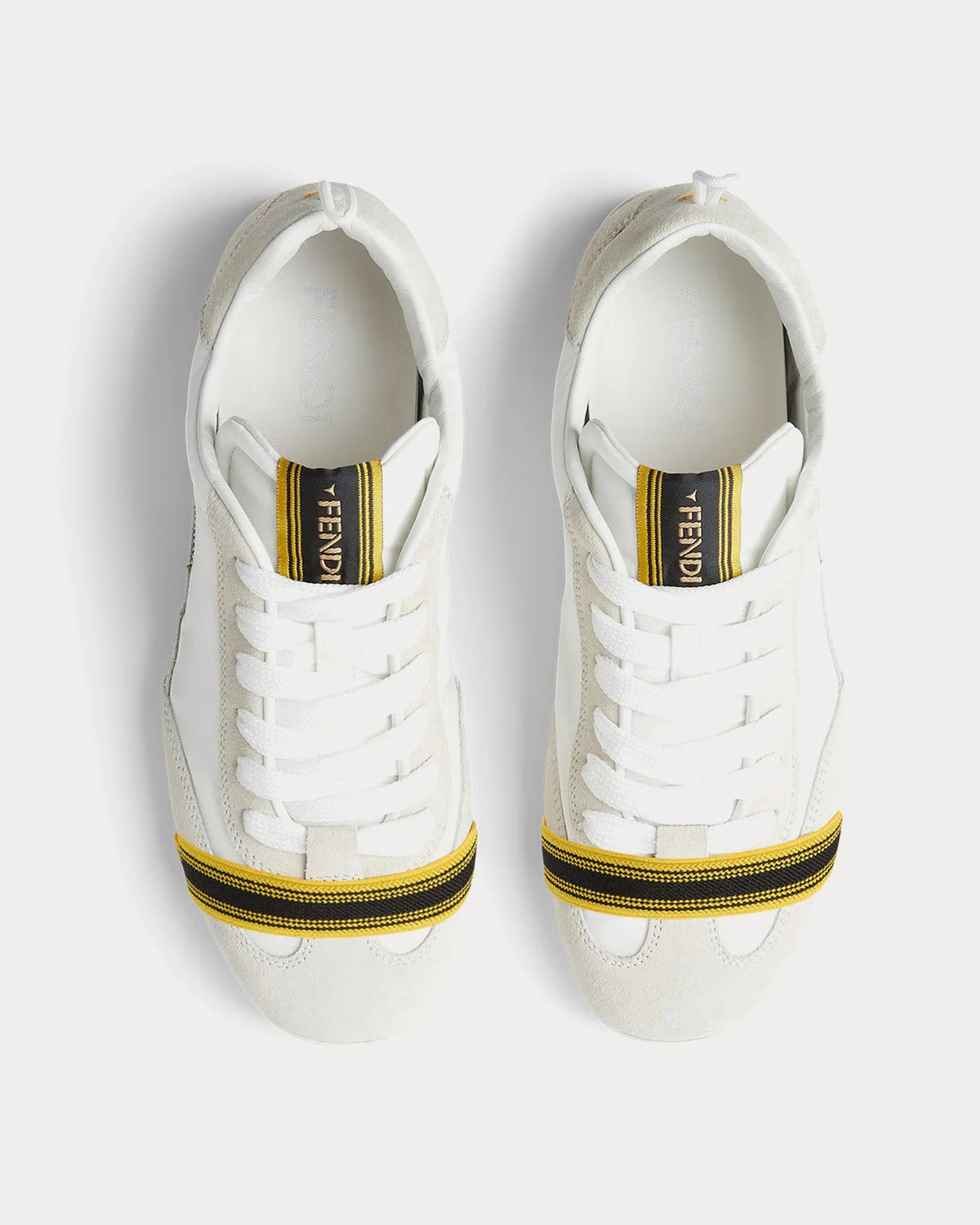 Fendi Wrap Trainers 'White/Yellow'