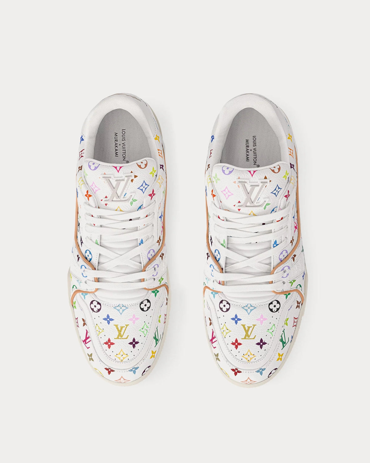 Louis Vuitton × Murakami LV Trainer Multicolor White