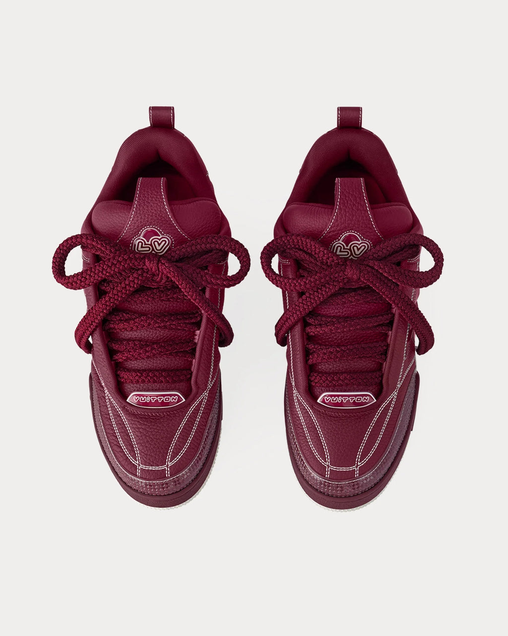 Louis Vuitton LV Skate Burgundy Tonal