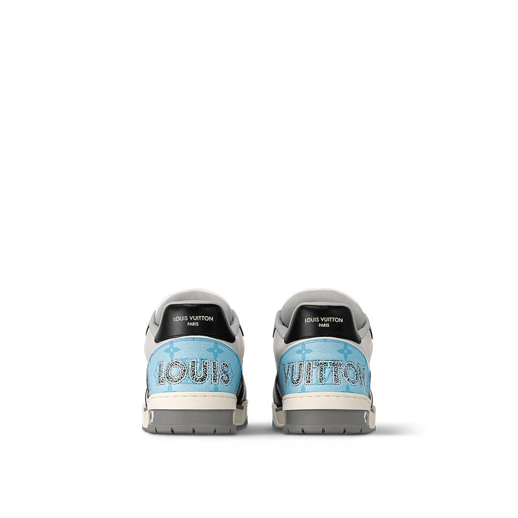 Louis Vuitton LV Trainer Black/Grey/Blue Monogram