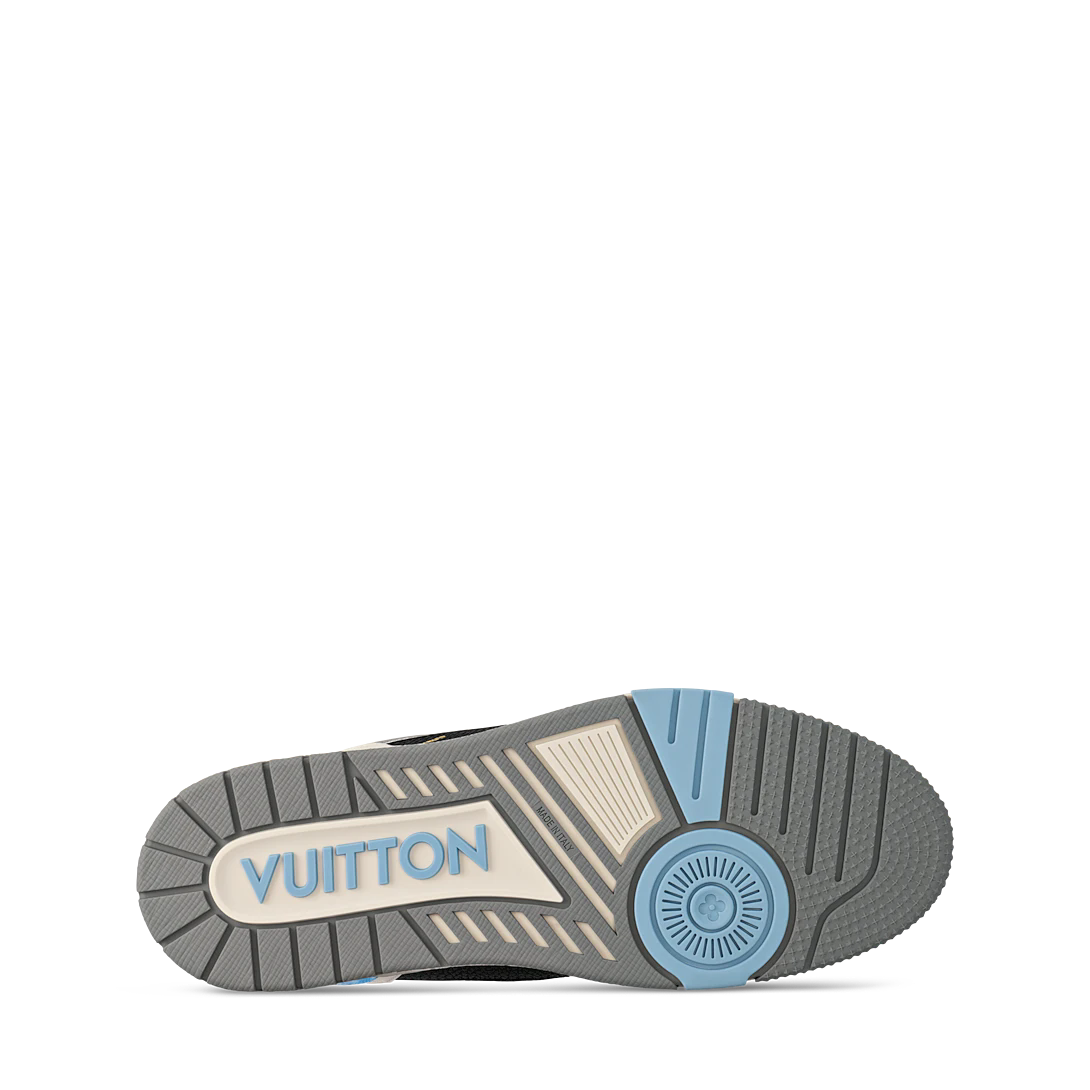 Louis Vuitton LV Trainer Black/Grey/Blue Monogram